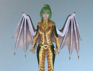 Картинка 3д+графика существа+ creatures фон девушка взгляд демон