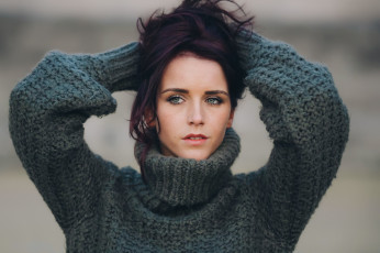 Картинка девушки -unsort+ брюнетки +шатенки лицо взгляд