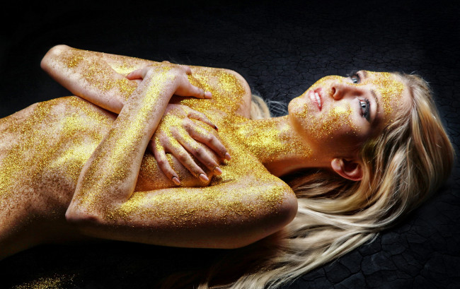 Обои картинки фото девушки, -unsort , креатив, блондинка