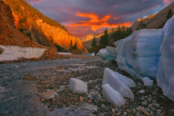 Картинка kolyma природа реки озера пейзаж осень вид красота край река