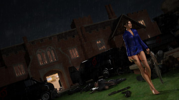 Картинка видео+игры tomb+raider+ other девушка дом оружие фон