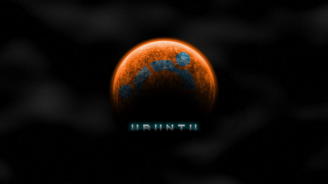 Обои картинки фото компьютеры, ubuntu linux, фон, логотип