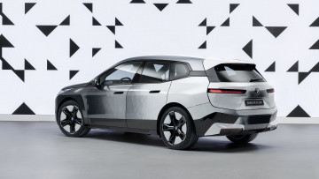 Картинка 2022+bmw+ix+flow+concept автомобили bmw прототип ix flow кроссовер хамелеон