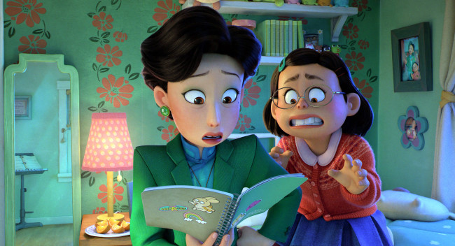 Обои картинки фото turning red || 2022, мультфильмы, turning red, turning, red, author, oreskis, мультфильм, я, краснею, mei, lee