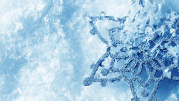 обоя праздничные, снежинки и звёздочки, снежинка