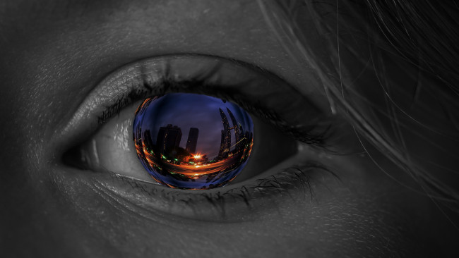 Обои картинки фото разное, компьютерный дизайн, необычный, глаз