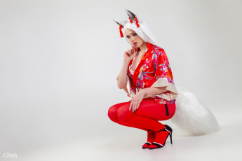 Картинка cosplay девушки -+креатив +косплей девушка женщина разноцветная сексуальная модель звезда позирует разная обувь верхняя стильная одежда нижнее эротическое бельё трусы лифчик аксессуары макияж колготки чулки и множество элементов на фотографии