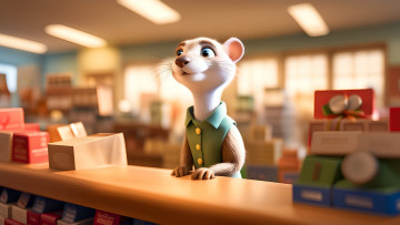 Картинка 3д+графика животные+ animals нейросети графика нейроарт ai art нейронные сети рисунки нейро искусство