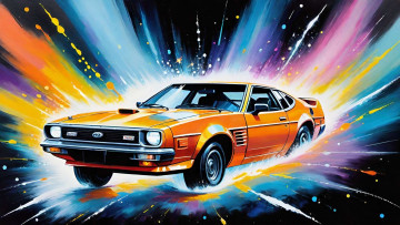 Картинка рисованное авто мото нейросети графика нейроарт ai art нейронные сети рисунки нейро искусство