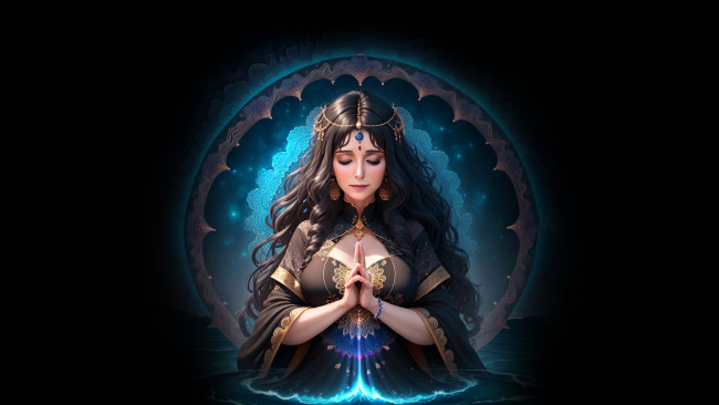 Обои картинки фото фэнтези, девушки, нейросети, графика, нейроарт, ai, art, нейронные, сети, рисунки, нейро, искусство