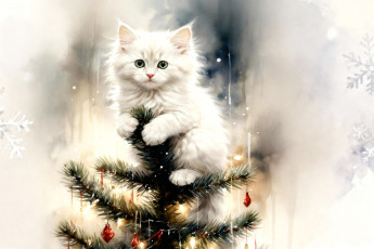 Картинка рисованное животные +коты кот кошка котёнок