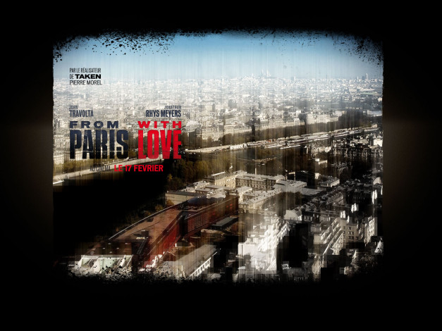 Обои картинки фото from, paris, with, love, кино, фильмы