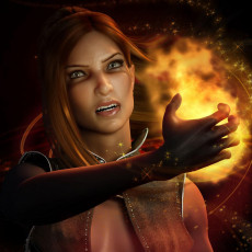 Картинка 3д графика people люди девушка