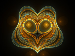 Картинка 3д графика fractal фракталы узор фон