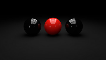 Картинка 3д графика шары отражения окружности