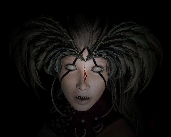 Обои картинки фото 3д, графика, horror, ужас, лицо