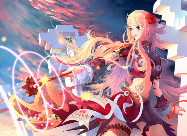 Обои картинки фото аниме, halloween, magic, магия