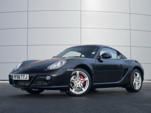 Картинка автомобили porsche 2009г 987c uk-spec cayman s