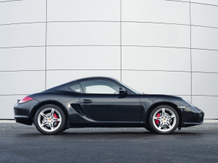 обоя автомобили, porsche, 2009г, uk-spec, cayman, s, 987c