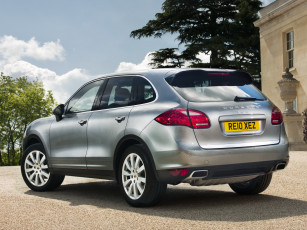 обоя автомобили, porsche, 2010г, 958, uk-spec, diesel, cayenne