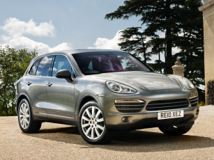 обоя автомобили, porsche, 958, uk-spec, diesel, cayenne, 2010г
