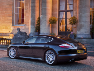 Картинка автомобили porsche panamera uk-spec turbo 2009 970