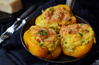 Картинка еда вторые+блюда перец фаршированный