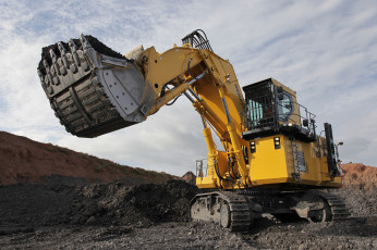 Картинка техника экскаваторы самоходный экскаватор гусеничный ковш