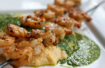 Картинка еда шашлык +барбекю пюре соус