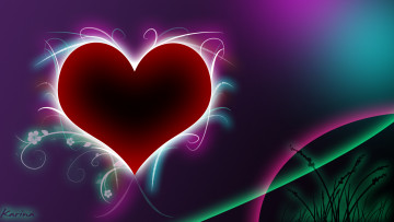 Картинка праздничные день+святого+валентина +сердечки +любовь сердечко