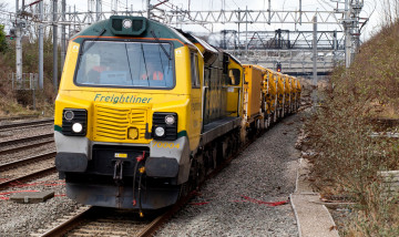 Картинка техника поезда состав локомотив рельсы дорога железная