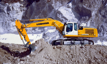 Картинка техника экскаваторы гусеничный экскаватор самоходный