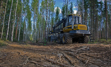 Картинка техника тракторы прицеп трактор колесный тяжелый