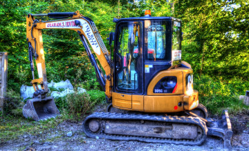 Картинка техника экскаваторы гусеничный экскаватор