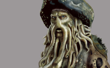 Картинка дейви+джонс рисованные кино дейви джонс davy jones пираты карибского моря pirates of the caribbean
