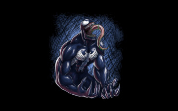 Картинка веном фэнтези существа монстр spider-man venom