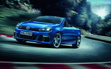 Картинка volkswagen+golf+r+cabriolet автомобили volkswagen автомобилестроение ag концерн германия