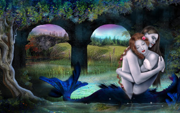 Картинка фэнтези русалки