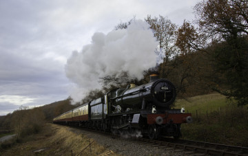 Картинка техника паровозы рельсы локомотив поезда