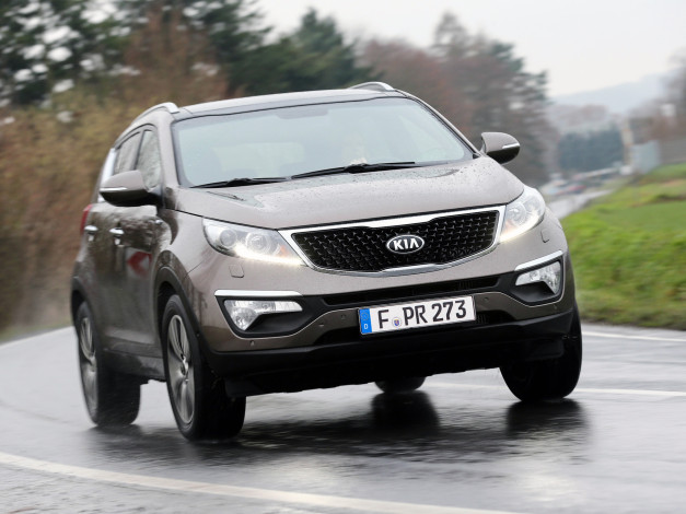 Обои картинки фото автомобили, kia, 2014, sportage