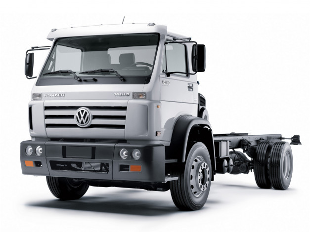 Обои картинки фото автомобили, volkswagen, 17-190, worker, 2008г