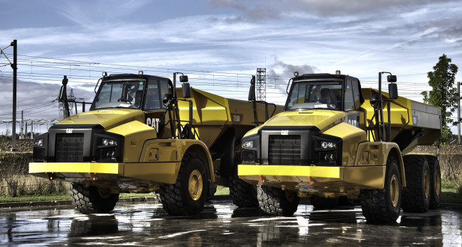 Обои картинки фото техника, строительная техника, самосвалы, тяжелые