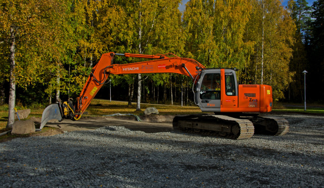 Обои картинки фото техника, экскаваторы, самоходный, экскаватор, гусеничный