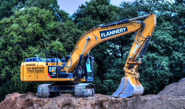 Обои картинки фото техника, экскаваторы, гусеничный, экскаватор