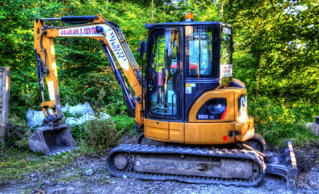 Обои картинки фото техника, экскаваторы, гусеничный, экскаватор