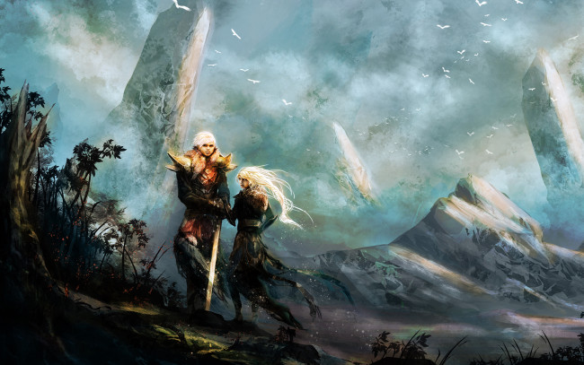 Обои картинки фото фэнтези, люди, меч