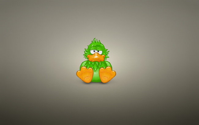 Обои картинки фото утка зеленая, рисованные, минимализм, duck, зеленая, утка