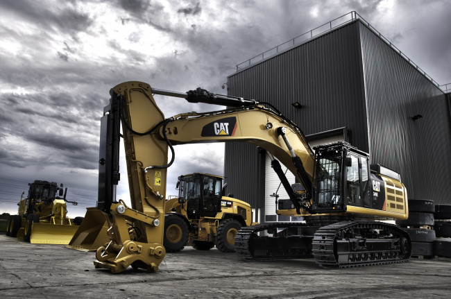 Обои картинки фото техника, экскаваторы, экскаватор, гусеничный