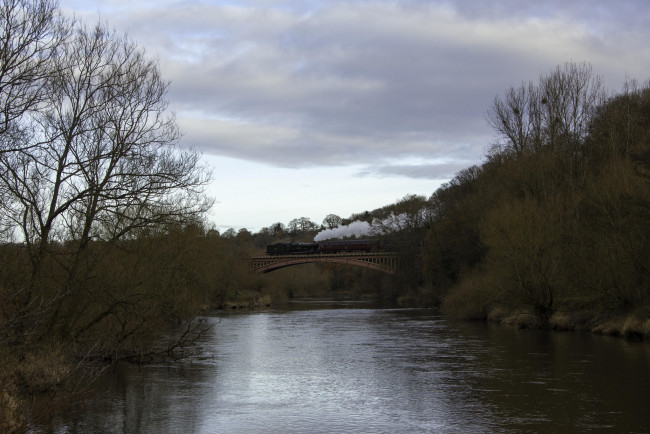 Обои картинки фото техника, паровозы, локомотив, рельсы, поезда