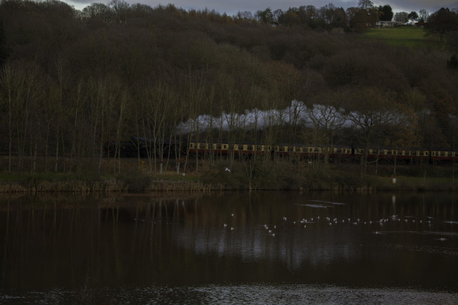 Обои картинки фото техника, паровозы, рельсы, локомотив, поезда